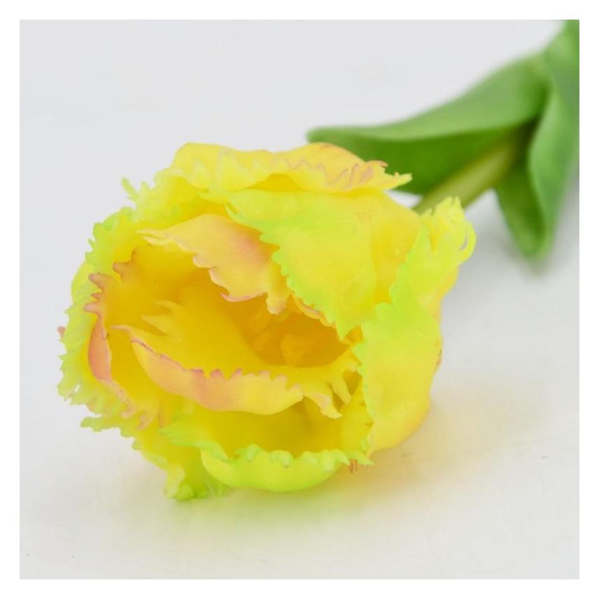 Saska Garden Tulipan Ciemno żółty 38cm Jak żywy Dekoracja Wiosenna (68961414)