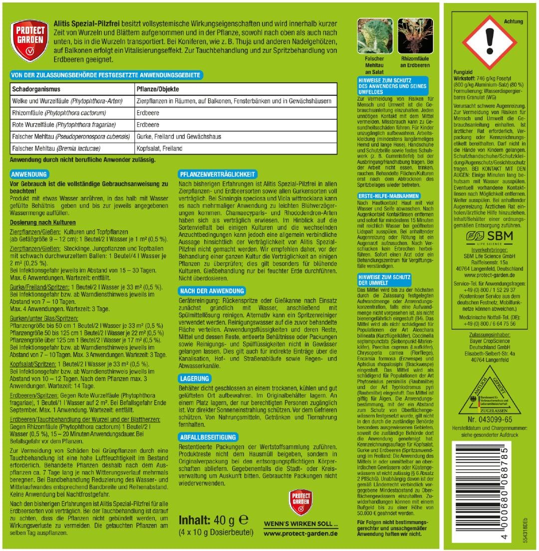 Protect Garden Alitis Spezial-Pilzfrei 40 g