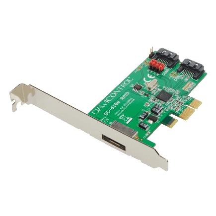Dawicontrol 2 Kanal Serial ATA RAID PCI-Express Controller, RAID 1, 0, JBOD (DC-610E BLISTER)