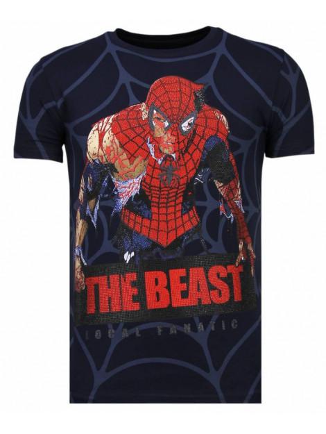 Local Fanatic The beast spider rhinestone t-shirt