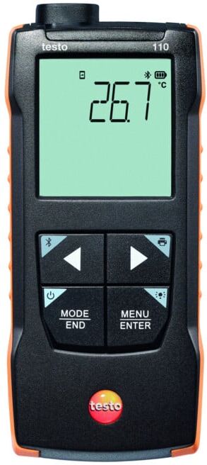Thermomètre Testo NTC et Pt100 110 avec connexion à une application (0563 0110)