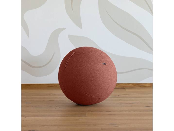 Sitzball DOTTO Ø 55cm Rot/Karminrot