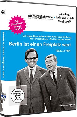 Sammy Drechsel - Berlin ist einen Freiplatz wert - Die legendären Kabarett-Sendungen zur Eröffnung der Fernsehlotterie "Ein Platz an der Sonne" 1962 und 1964 [2 DVDs] - Preis vom 09.10.2026 07:28:09 h