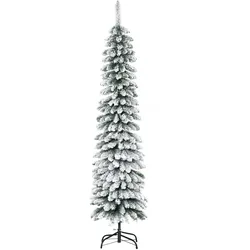KÜNSTLICHER-WEIHNACHTSBAUM, 180 cm Christbaum mit 395 Spitzen für Weihnachten