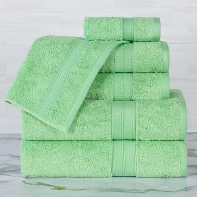 Superior Rayon from Bamboo and Cotton 6-Piece Towel Set