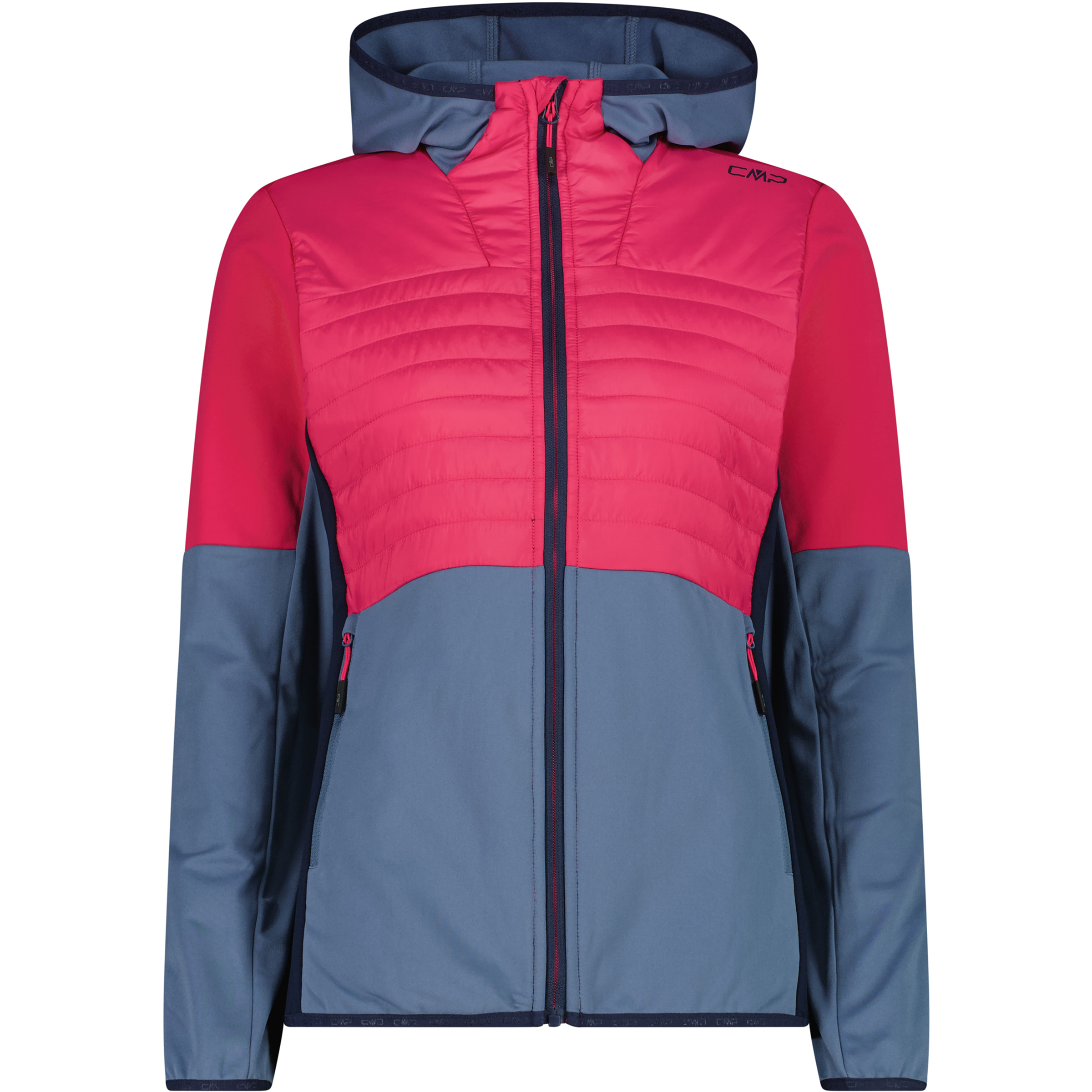 CMP Hybrid Damen Isolationsjacke blau Größe XS Trekking Isolierend