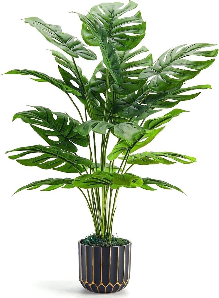 Kunstmatige Monstera Plant 71 cm - Groen - Woonkamer Decoratie