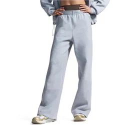 UNDER ARMOUR Unstoppable Fleece Open Hem Trainingshose Damen 011 - mod gray light heather/mod gray XS