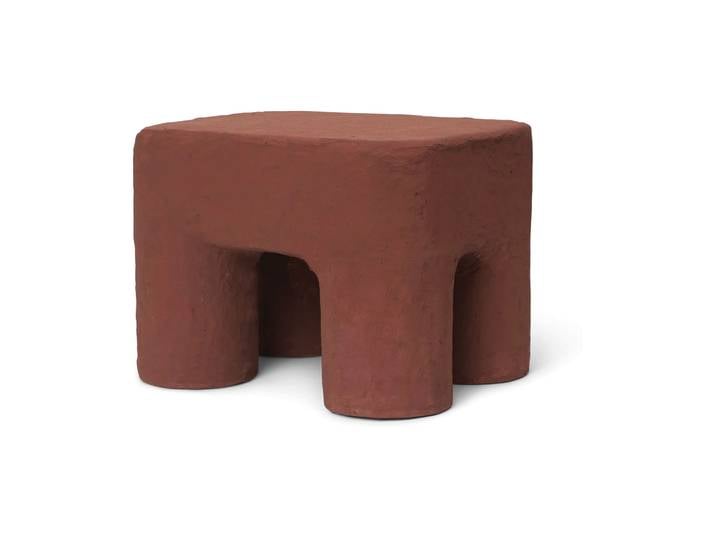 Ferm Living Tabouret Podo Red Brown