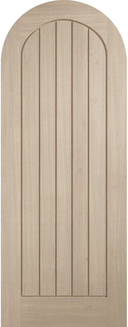 LPD Doors Blonde Oak Mexicano Arched Internal Door Brown 76.2cm x 198.1cm