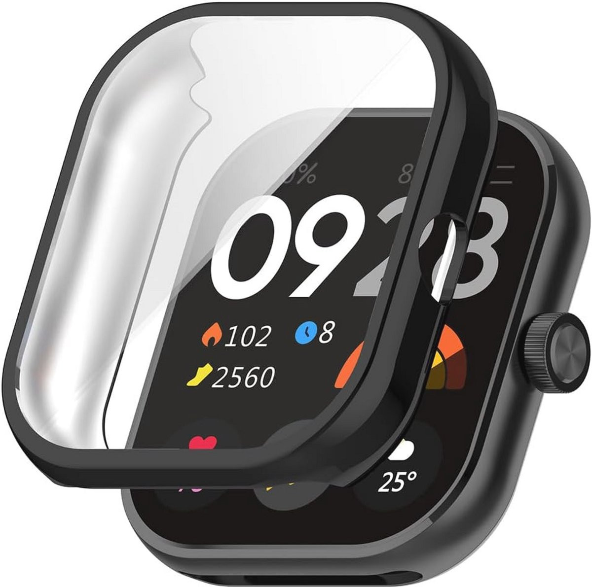 Merkloos Siliconen TPU Hoesje voor Smartwatch - Anti-kras en Anti-stof Bescherming