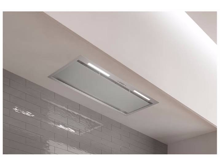 Wesco FVR visio 60 Edelstahl Glass weissalu für externer Ventilator Dunstabzugshaube – Einbau Dunstabzug