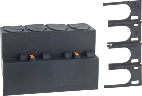 Schneider Electric 19077 Klemmenabdeckung Passend für (Details): FI-Block Vigi NG125- 3P Anthrazit-Grau 1St.