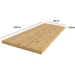 Küchen Arbeitsplatte 150cm 38 mm Küchenzeile Küchenblock Eiche Artisan Eko Stilo