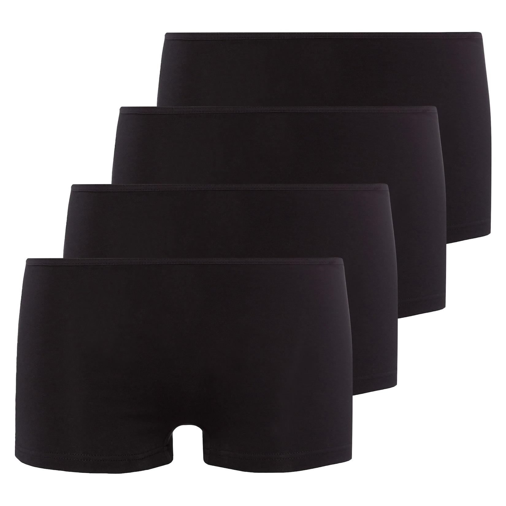 Advantage Cotton Stretch Boy Leg Shorts 4P Damen Panty