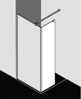 Kermi XBFFW06020VAK Festfeld Walk-In XB FFW 0600x
