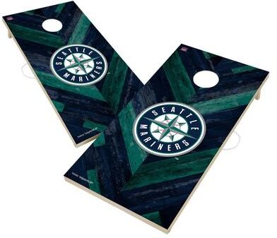 Skip's Garage Seattle Mariners MLB Cornhole Board Set