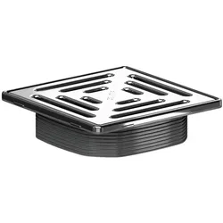 Dallmer, Zubehör Sanitärinstallation, Aufsatz DallDrain Select mit Edelstahlrahmen 150x150mm