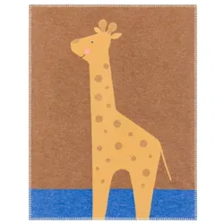 David Fussenegger Babydecke Lili mit Stick 'Giraffe' 70 x 90 cm Braun
