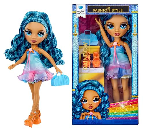 Rainbow High My Fashion Style Skyler Bradshaw modepop - Blauw - 28 cm
