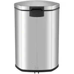 kaiserkraft Design-Abfallsammler, Abfalleimer, Silber