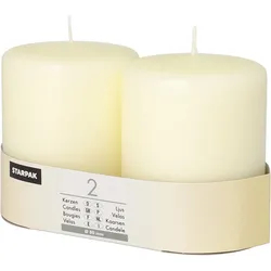 PAPSTAR Kerzen 10 cm elfenbein