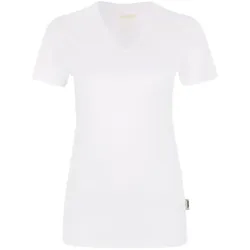 Damen V-Shirt "COOLMAX®" 187 - M - Weiß
