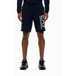 EA7 für Herren. 7M001414_AF22266 Bermudashorts Regular navy (M), Lässig, Sportlich, Baumwolle, Marine