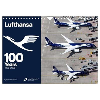 Lufthansa 100 Years (Wandkalender 2027 DIN A4 quer), CALVENDO Monatskalender