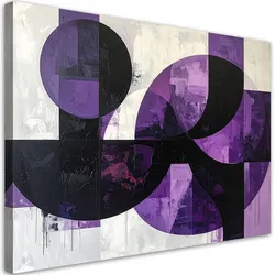 LEINWANDBILD 3D und geometrisch 60x40cm