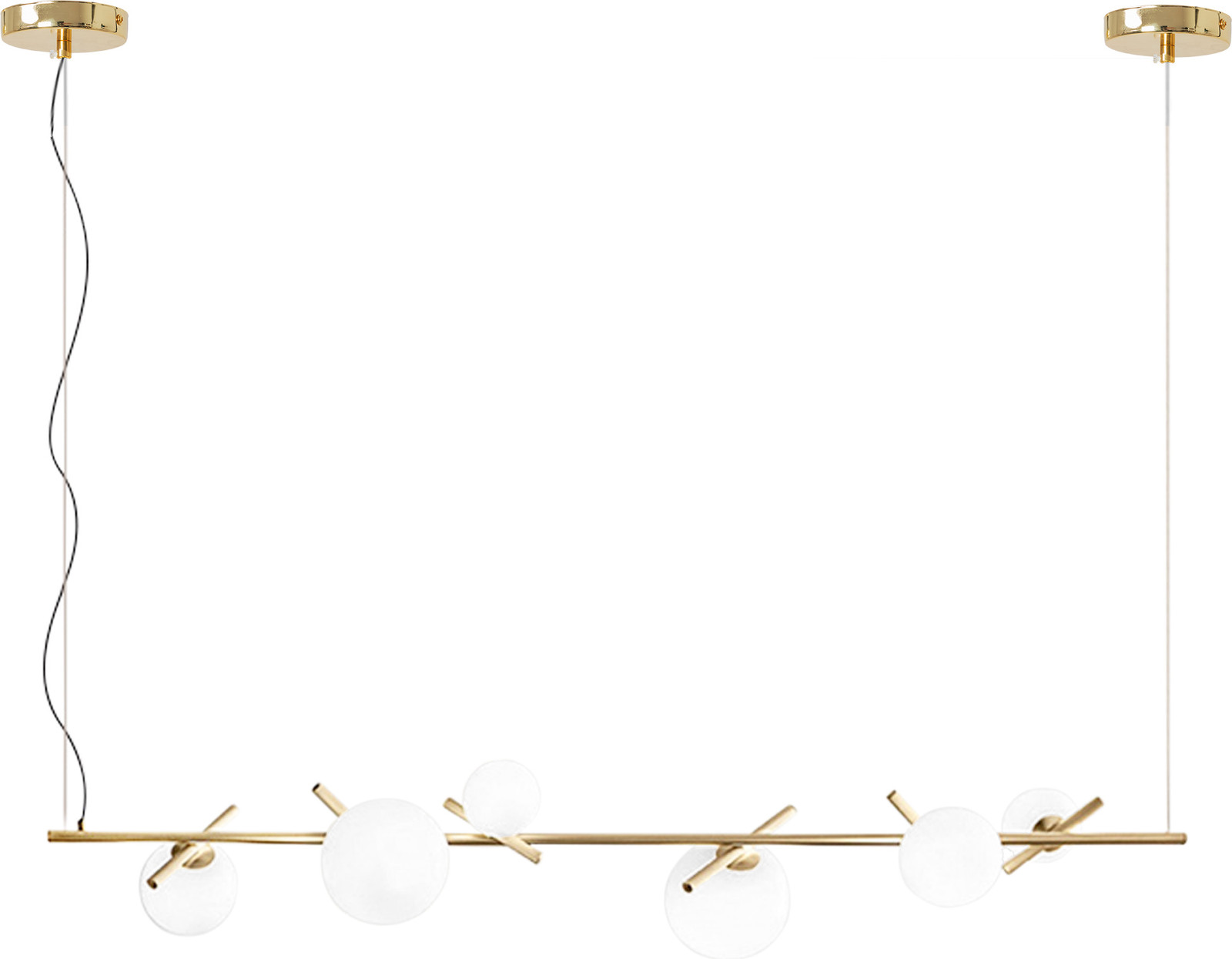 Toolight Hanglamp APP1664-6CP Goud