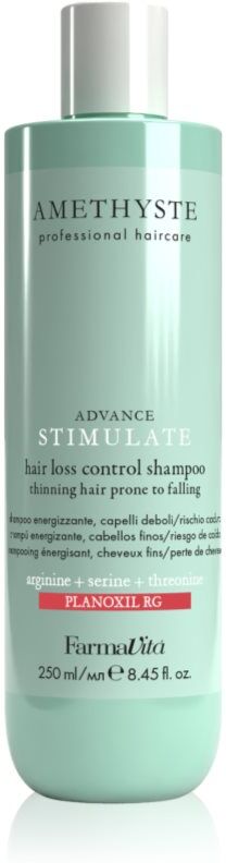 FarmaVita Amethyste Advance Stimulate shampoing fortifiant pour les cheveux affaiblis ayant tendance à tomber 250 ml