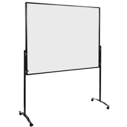 Moderationswand PREMIUM+ mobil 120 x 150 cm emailliert
