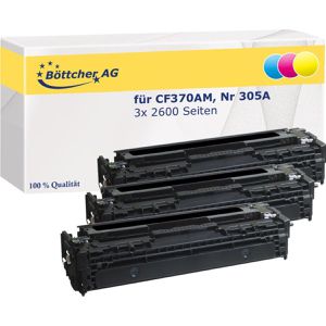 kompatibel für HP 305A Multipack Kompatibler Toner  cyan, magenta, gelb