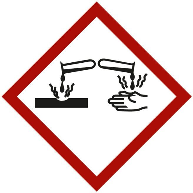 HOFFMANN Symbole pour les substances dangereuses Corrosif, Type: 03015 ; nVent HOFFMAN (B171.15.150)