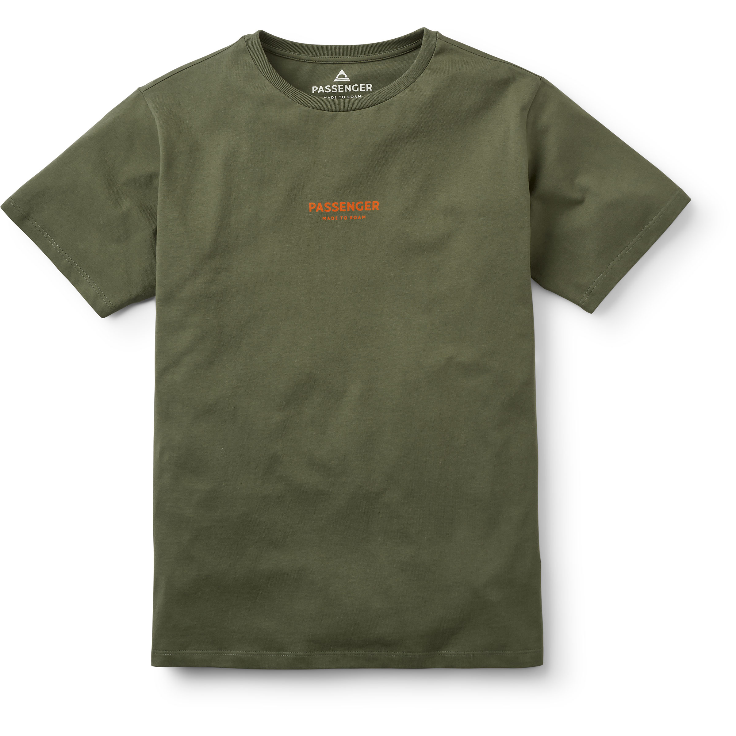 Passenger Recycled Cotton Herren T-Shirts oliv Größe S Lifestyle Widerstandsfähig