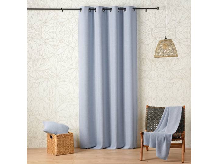 Rideau polylin aux propriétés relaxantes du cbd poly-lin bleu 140x260