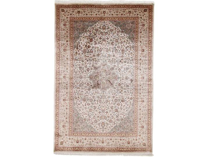 Kaschmir Seide Single Knot Teppich 198x299 Handgeknüpft Orientteppich Seide