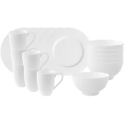 Villeroy & Boch, Geschirrset, Royal Frühstücks-Set (18 Stk.)