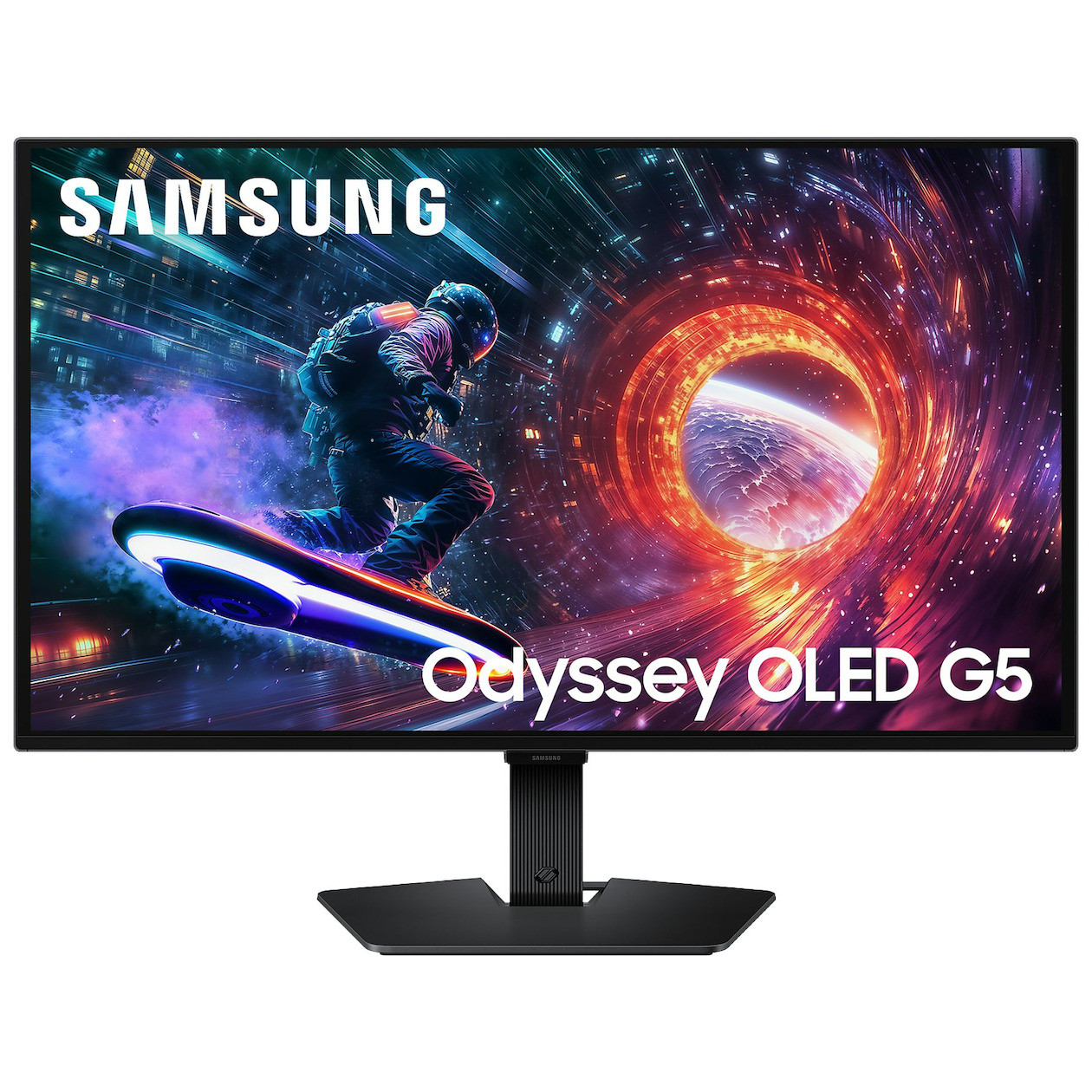 Samsung Odyssey OLED G5 LS27FG502SUXEN Monitor 27 inch QHD 1440p 180Hz Zwart