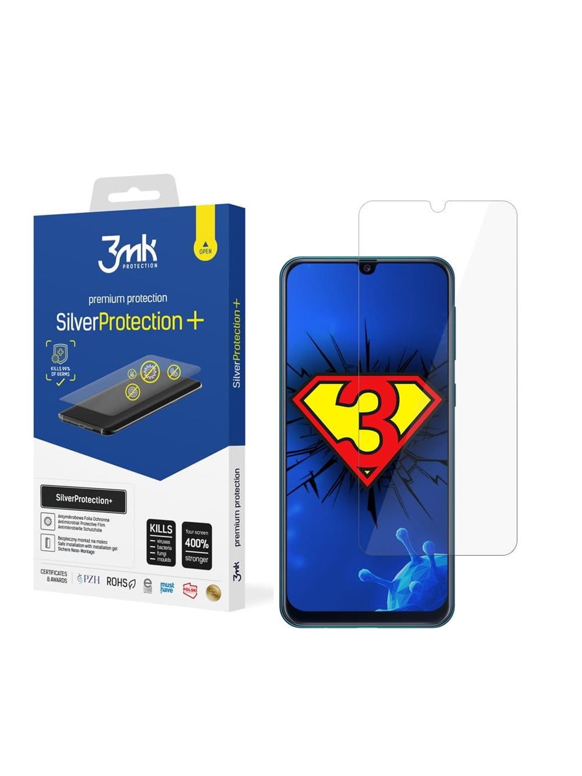 3mk Samsung Galaxy M21 - SilverProtection+