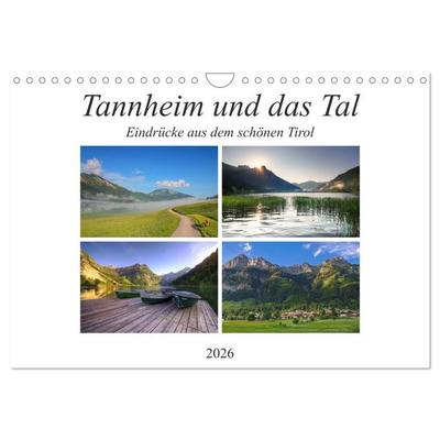 Tannheim und das Tal (Wandkalender 2026 DIN A4 quer), CALVENDO Monatskalender