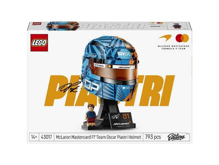 LEGO® Editions - McLaren Mastercard F1 Team Casque d’Oscar Piastri - 43017
