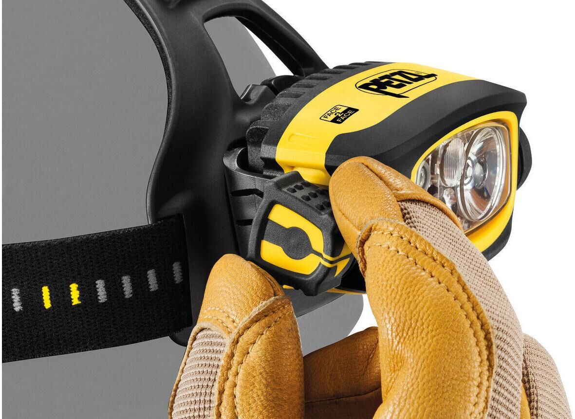 Stirnlampe PETZL "Duo S", schwarz (schwarz, gelb), Mobilleuchten, Stirnlampe schwarz, gelb Einheitsgröße