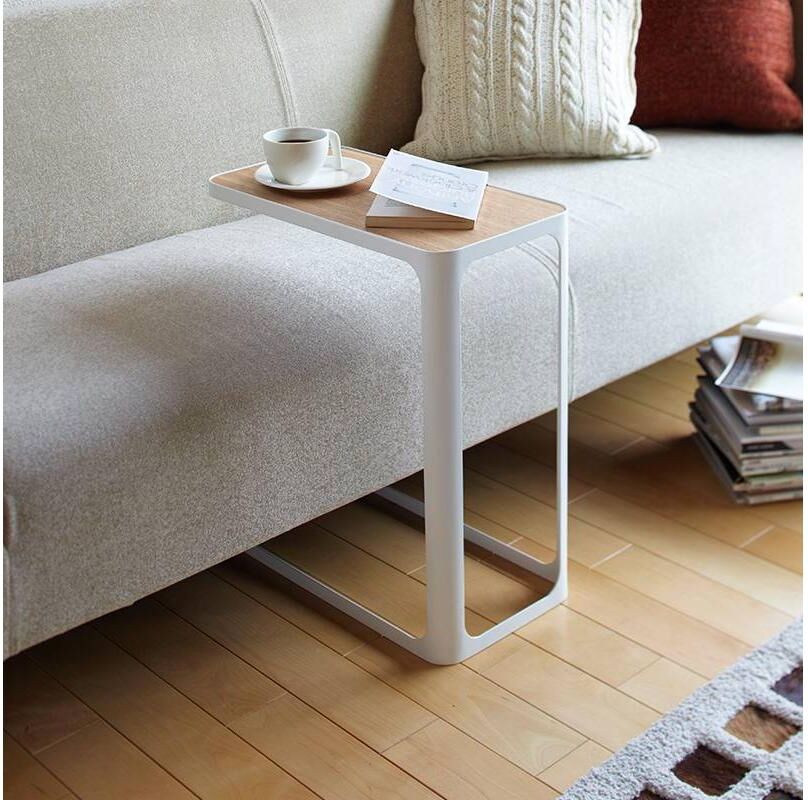 Beistelltisch YAMAZAKI "Beistelltisch Frame", beige (natur), B:45cm H:52cm T:24cm, Tische, Beistelltisch natur B/H/T: 45cm x 52cm x 24cm