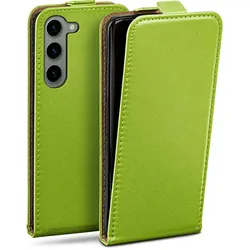 moex Flip Case Samsung Galaxy S23 Klapphülle Leder Optik