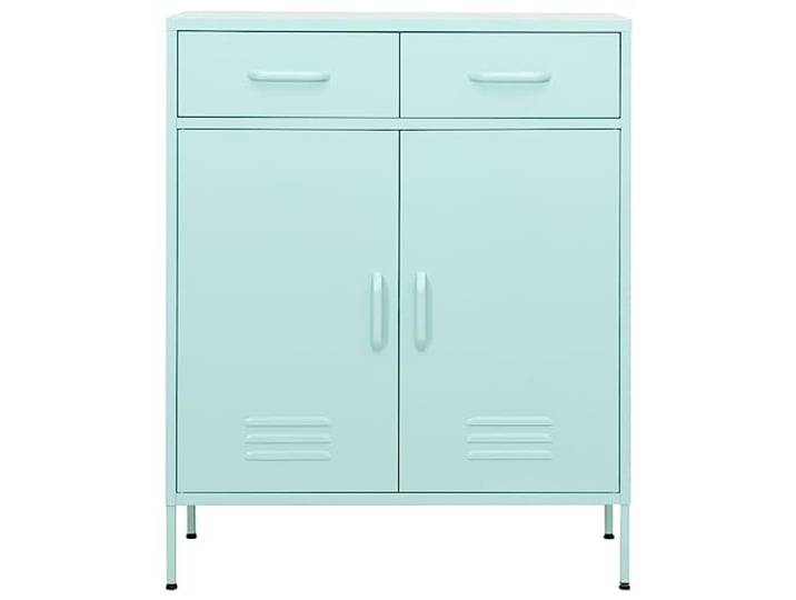 YUTAASU Stahl Lagerschrank Minzgrün 80x35x101,5 cm
