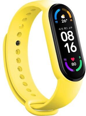 Multisell Products Hub Mi Band Silicone Bracelet, Wristband Accessories For Miband, Xiaomi Band Strap yellow mi Band 3 4