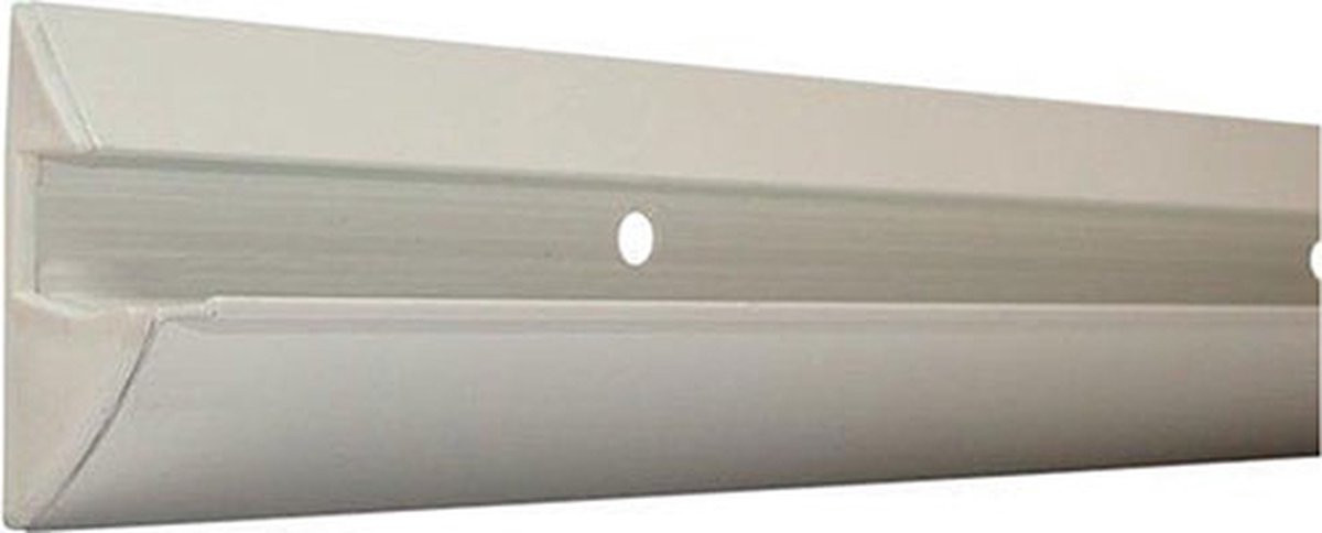 Spur Wandplankdrager Muroy Aluminium Wit - Lengte: 60 cm