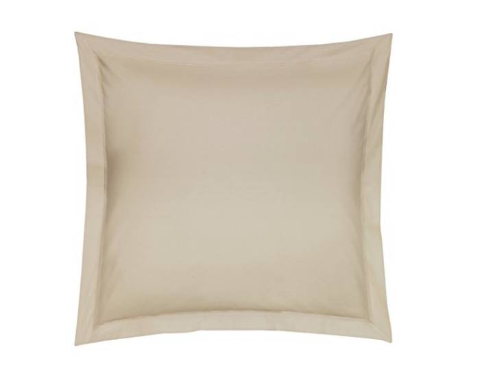 Blanc des Vosges Uni Percale Taie Coton Chanvre 65 x 65 cm